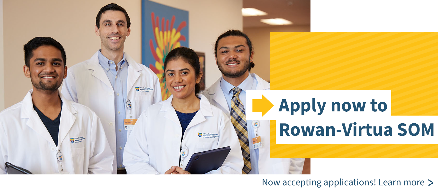RowanSOM is now accepting applications - click here to learn more