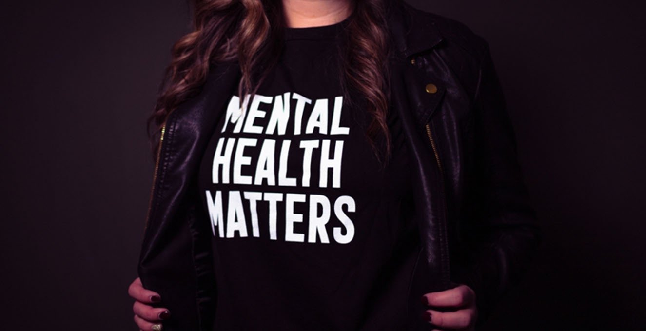 t-shirt that reads mental health matters