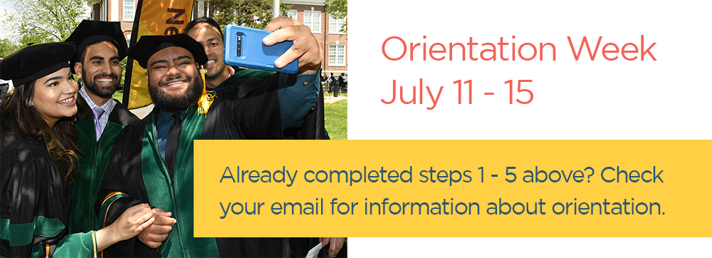 Orientation Week is July 12 - 16. The website launches June 1st.